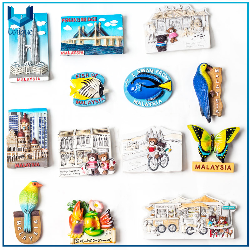 3D Custom Cities Souvenir Fridge Magnet for Different Countries Fridge Magnet