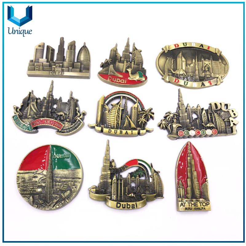 Fridge Magnet tourism Souvenirs Magnetic Refrigerator custom Metal Fridge Magnet