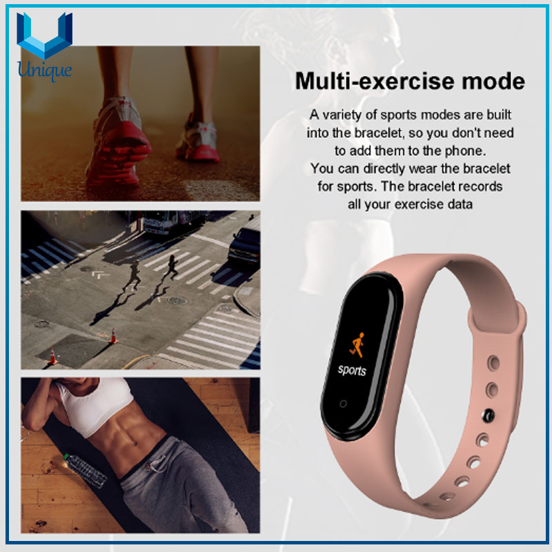  Fitness Tracker LED Display Heart Rate Monitor Waterproof Bracelet Activity Tracker Weather Forecast Smart Watch