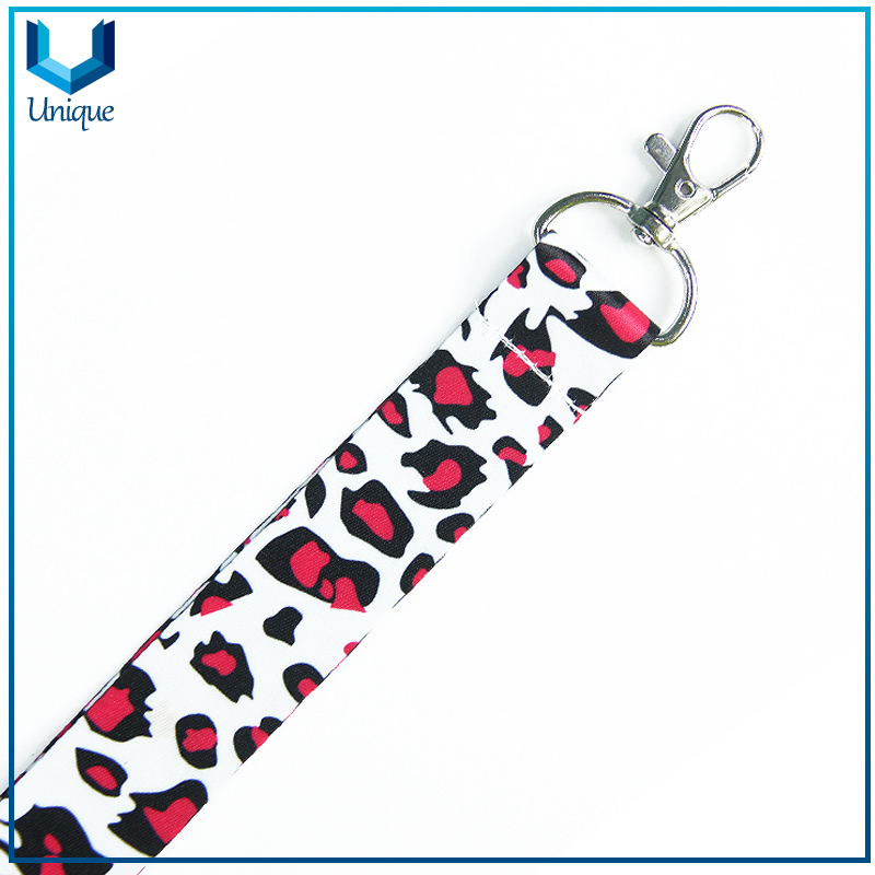 Polyester Custom Keychain Lanyard badge holder with Logo Printing Promotional Lanyard