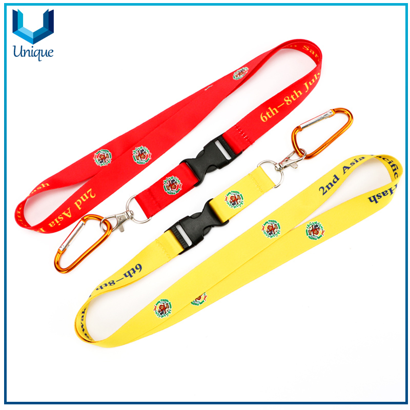 Wholesale Fashion Lanyard Keychain Custom airline airbus air lanyard Silkscreen Printing Logo Polyester Landyard Keychains