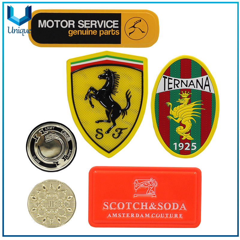 Custom High Frequence TPU badge， high quality low price PVC hot melt Patch for garment
