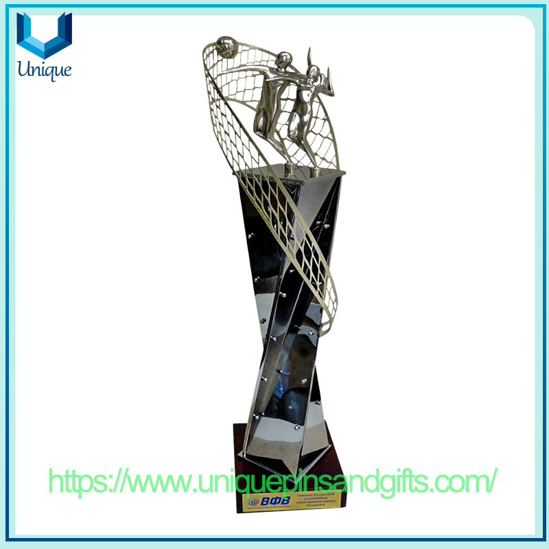 Custom Design Metal Creative Sports Trophy, Fitness Volleyball, Football And Basketball Medal