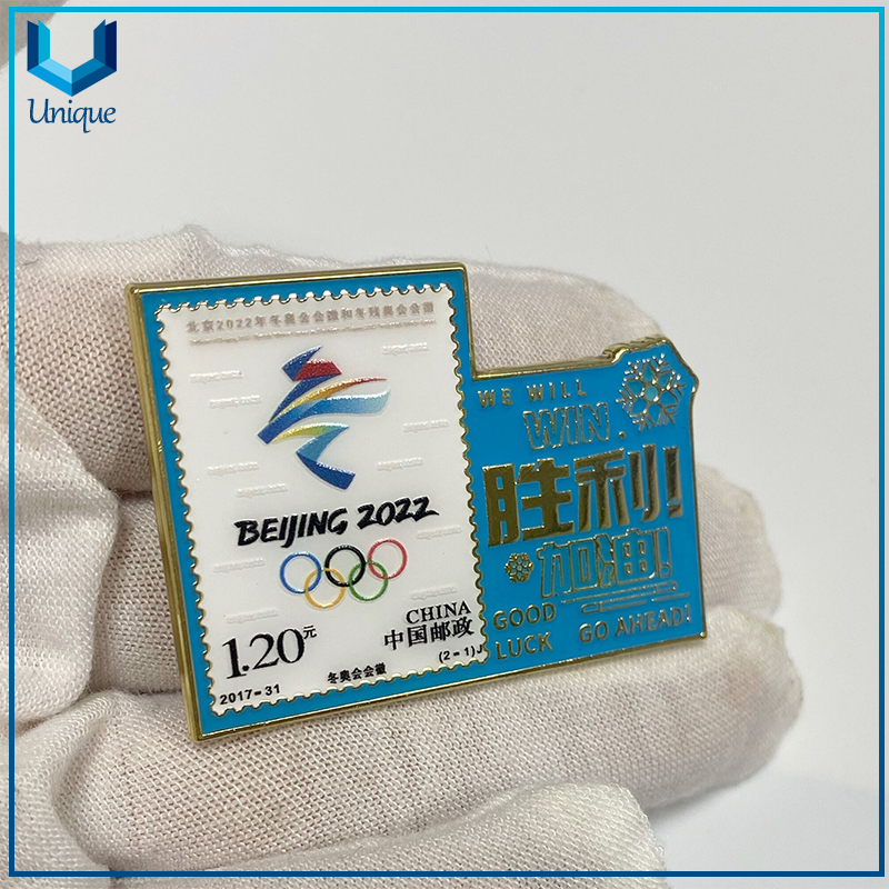 Custom Design Olympic Game Lapel Pin in hard enamel