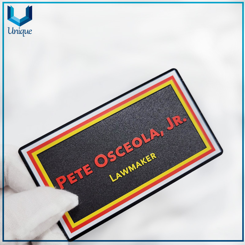 black nickel stainless steel Metal Business card in custom design-2