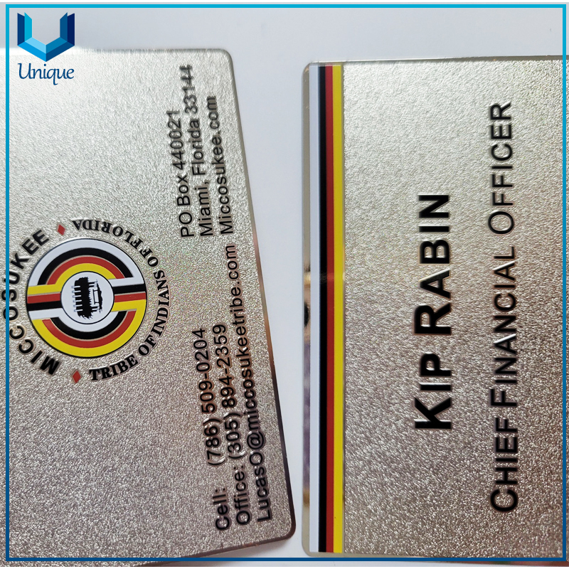 nickel Plating metal business card