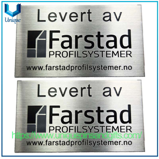 Customized Design Company Stainless Steel Metal Plaque