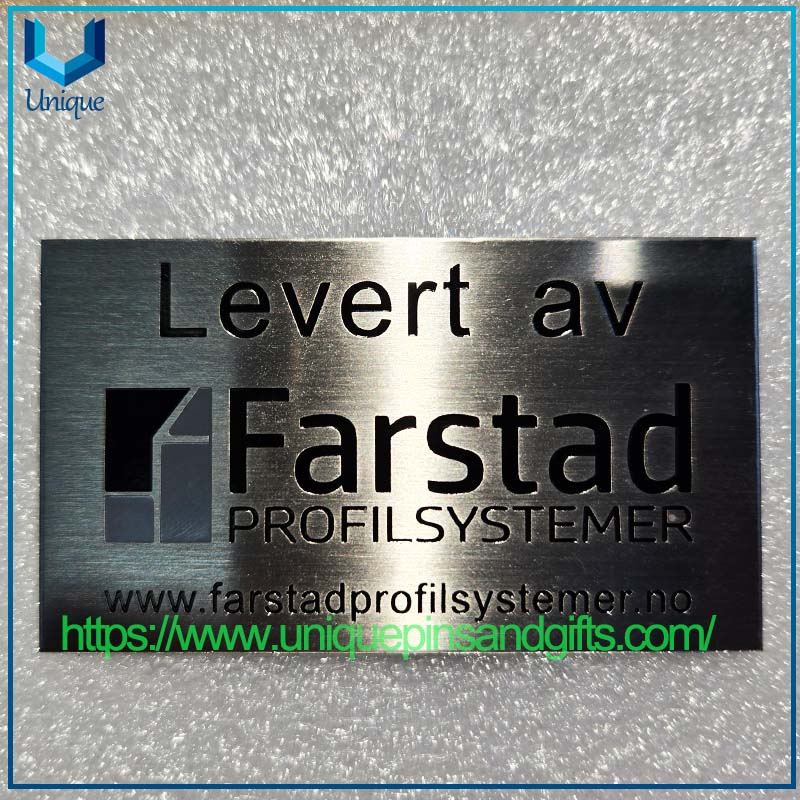 Customized Design Company Stainless Steel Metal Plaque