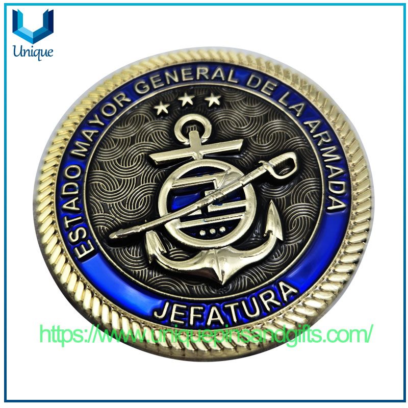 Custom Design ARMADA DE MEXICO Metal Commemorative Coin
