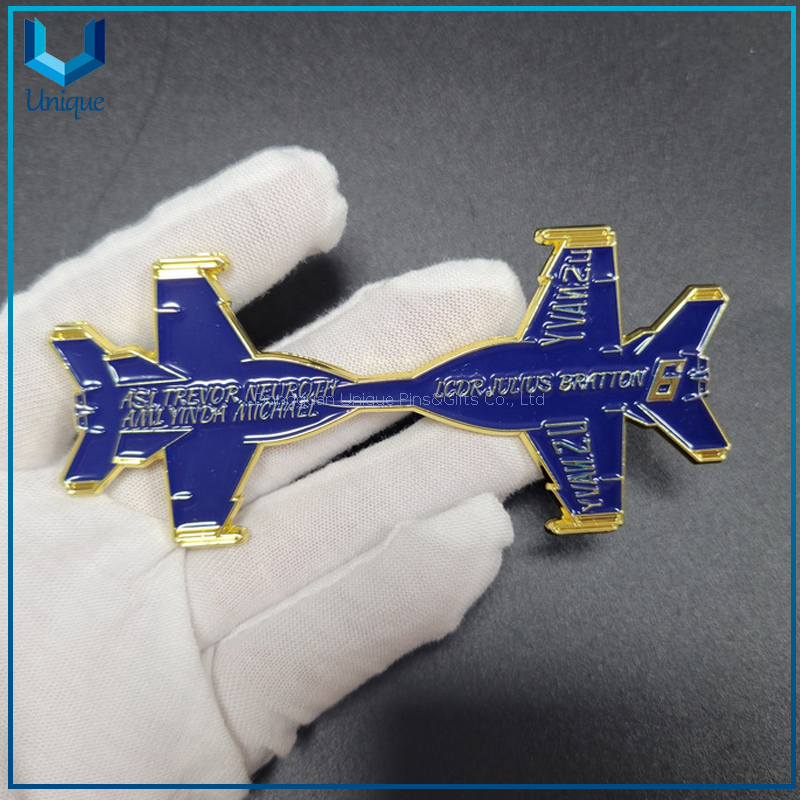 aeroplane commemorative coin，Metal commemorative coin
