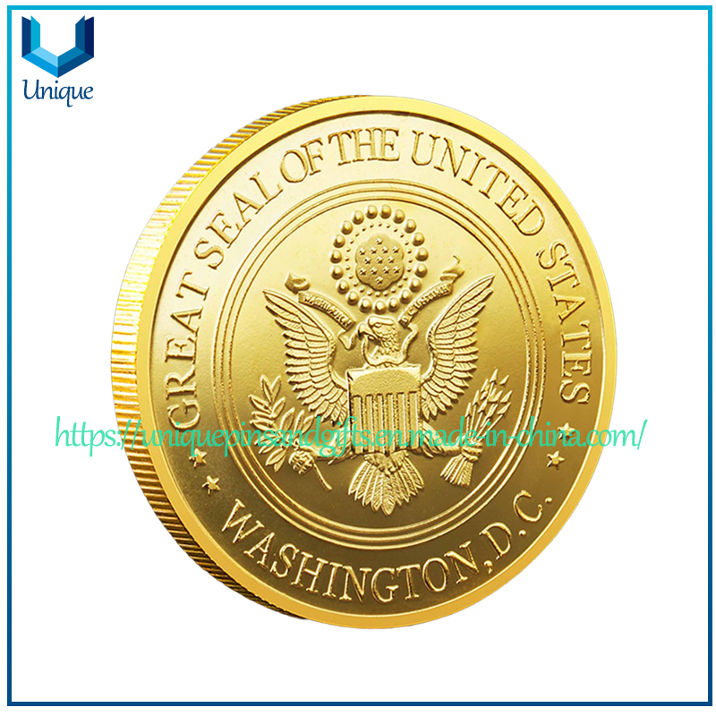 Customized Design 3D Military Carton Creative Coin, Mirror Coins, Gold/Sliver Army Navy Sports Goverment Metal Commemorative Coin