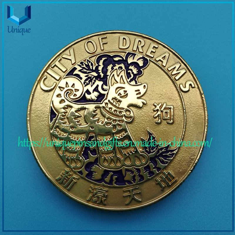 High Quality Custom Design 3D Zodiac Commemorative Coins，Scenic Spots/Museum /National Organization/Military/Police/Sports Metal Commemorative Coins