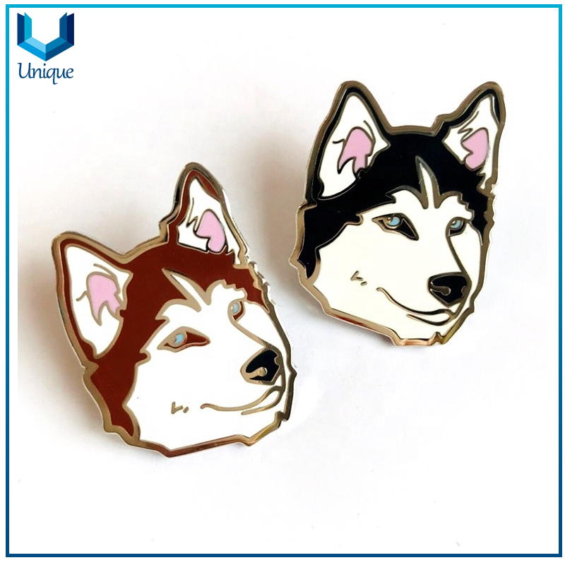 Pet Lapel Pin, Animal Lapel PIn, Cartoon Pins, Hard Enamel Metal Pin, Die Cast Struck Iron Brooches