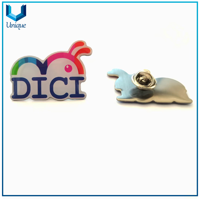 Cartoon Design Lapel Pin, Offset printed Pin Badge, Fashion Metal Pin, Cheap Domed Pins
