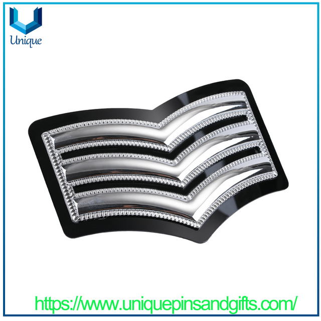 Customized Design Badges Die-cast Paint Hong Kong Metal Armbands Epaulets Brooches & Badges Printing Logo