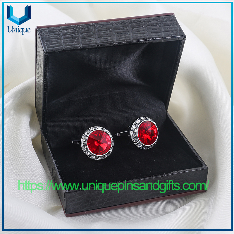 PU Leather Cufflink Gift Box In Available Stock