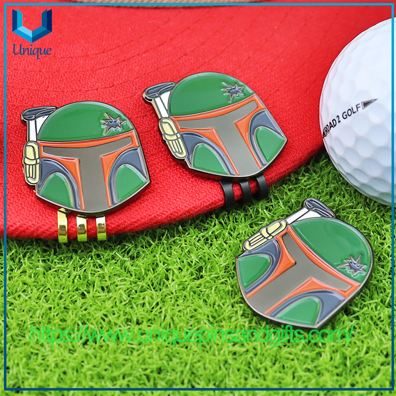 New Model Golf Accessories Creative Star Wars Metal Manganese Steel Cap Clips Golf Ball Markers Lawn Divot Tools