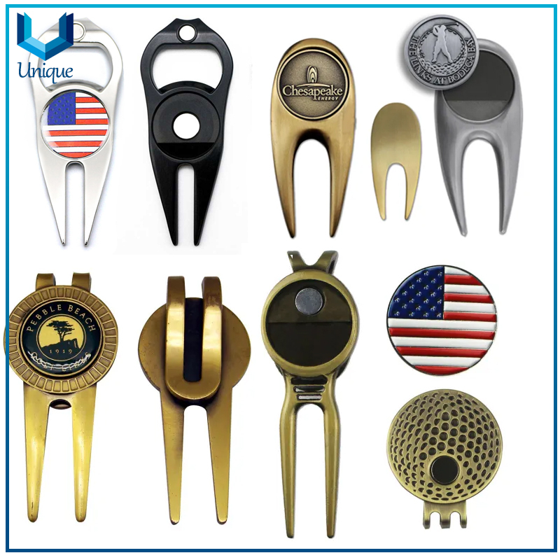 Golf Score Notebook with Customize Logo, Multifunctional Golf Score Noted book with Golf ball, Golf Tee, Golf Divot Tool holer function 