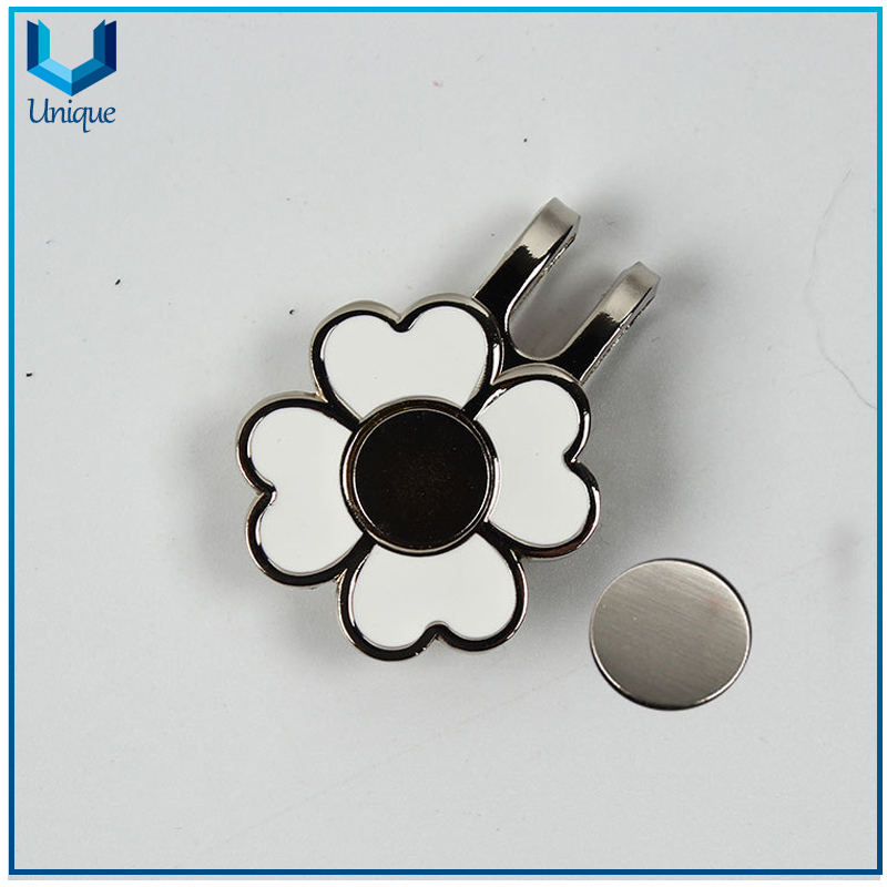 Customize Golf Accessories , Golf Souvenir Gifts, Metal Golf Hatclip with Soft Enamel with Magnet, Ballmarker Hatclips