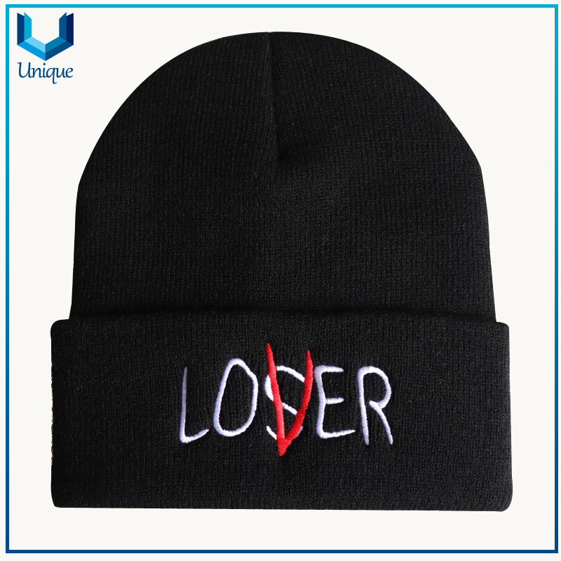 Wooly Hat, Warm Hat with Customize Embroidered Logo Patch, Fashion Winter Warm Wooly Hats in Multiple color