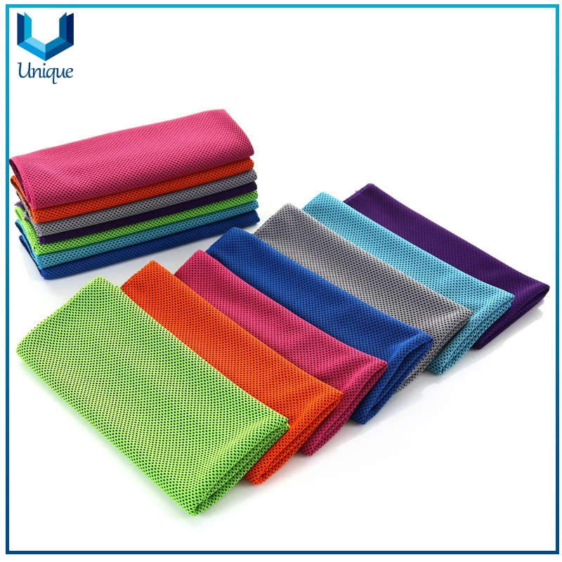 Wholesale Customized Absorbent Soft Two Tone Cooling Towel, Sport Golf Towel for Promotional Gifts