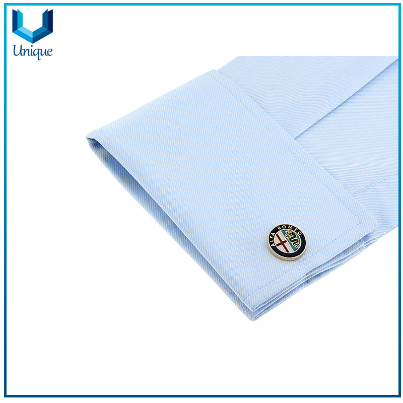 Car Brand Cufflink, Customize Design Metal Fashion Cufflink,High Quality Die struck Brass Tie Pin / Cufflink for Wedding Gifts