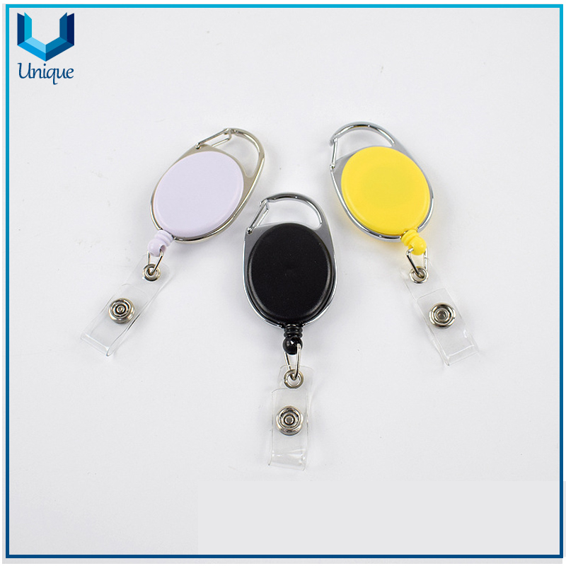 Badge Reel with Keyring, Customize Logo Badge Reel Keychain for Best Sell Promotional Gifts