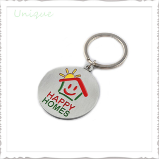 Customized Die Struck Iron Stamp Token Trolley Coin,Soft Enamel Round Shape Trolley Token Coin Keychain