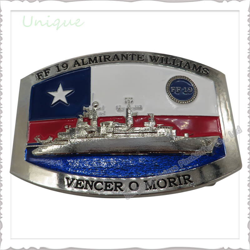  Wholesale USN Chief Officeer Metal Crafts Buckle,Custom Design Logo Souvenir Gift Enamel 3D Military Metal Belt Buckle for Fashion Accessories
