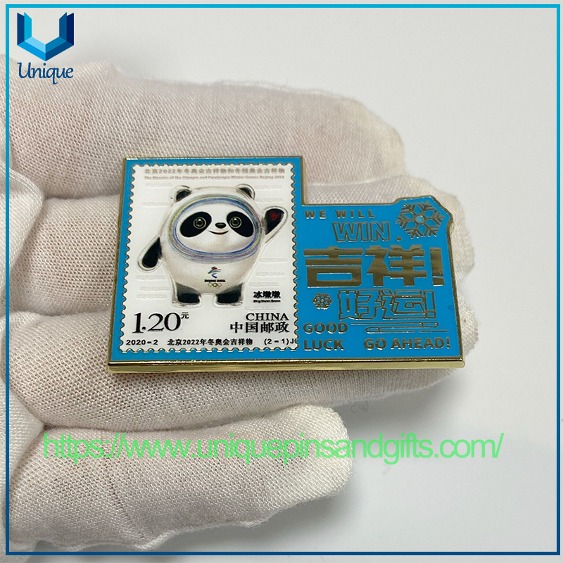 High-quality Custom Metal Stamps Badges Commemorative Badges Sports Event Emblems with Butterfly Clasps
