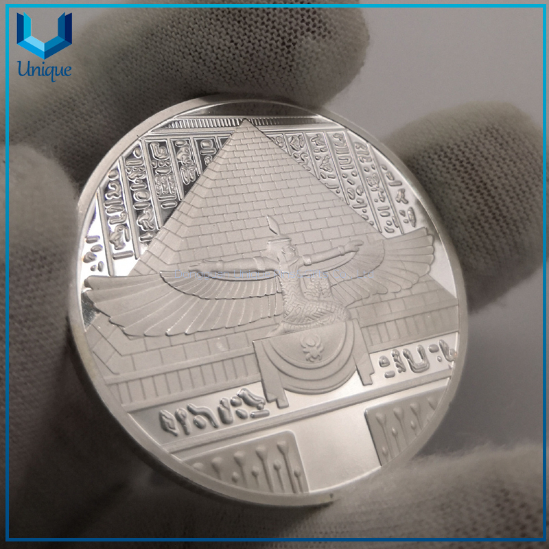 Wholesale Custom Design High Quality Round Shape Greece Egypt Silver Coin