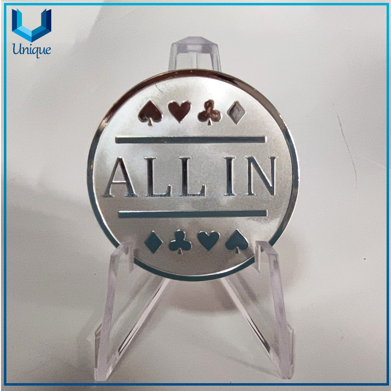 Custom Made Metal Crafts Gold And Silver Plated Mirror Like Round Shape Custom Silver Coins Coins 