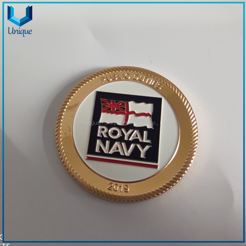 Mirror Like Gold Coins Cheap Price Royal Gold Coin
