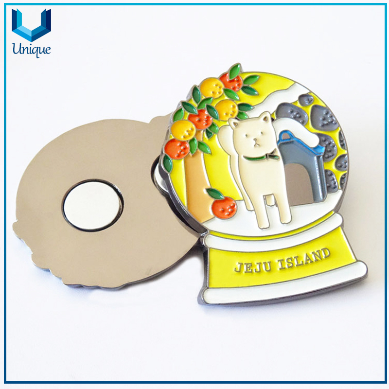 Custom cute 3d cartoon animal fridge magnets for tourism souvenirs