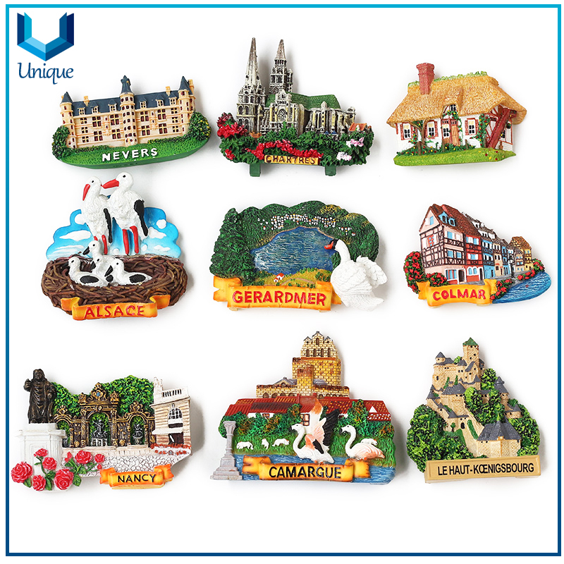 3D Custom Cities Souvenir Fridge Magnet for Different Countries Fridge Magnet