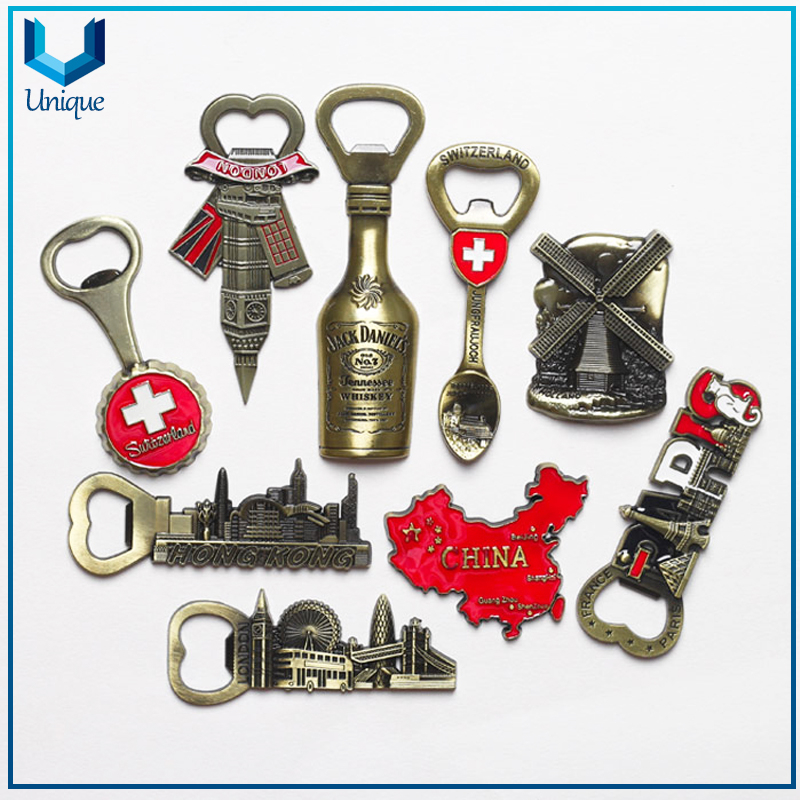 Fridge Magnet tourism Souvenirs Magnetic Refrigerator custom Metal Fridge Magnet
