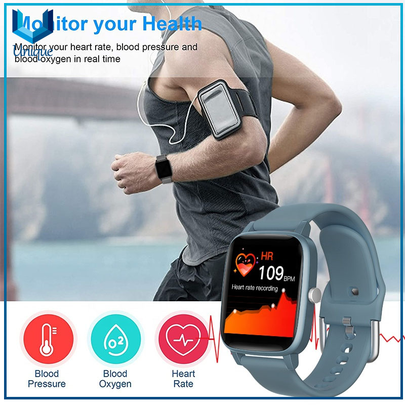 Hot Sale Full Touch SmartWatch Waterproof Temperature Smart Watch With Heart Rate Monitoring Smart Watch Waterproof