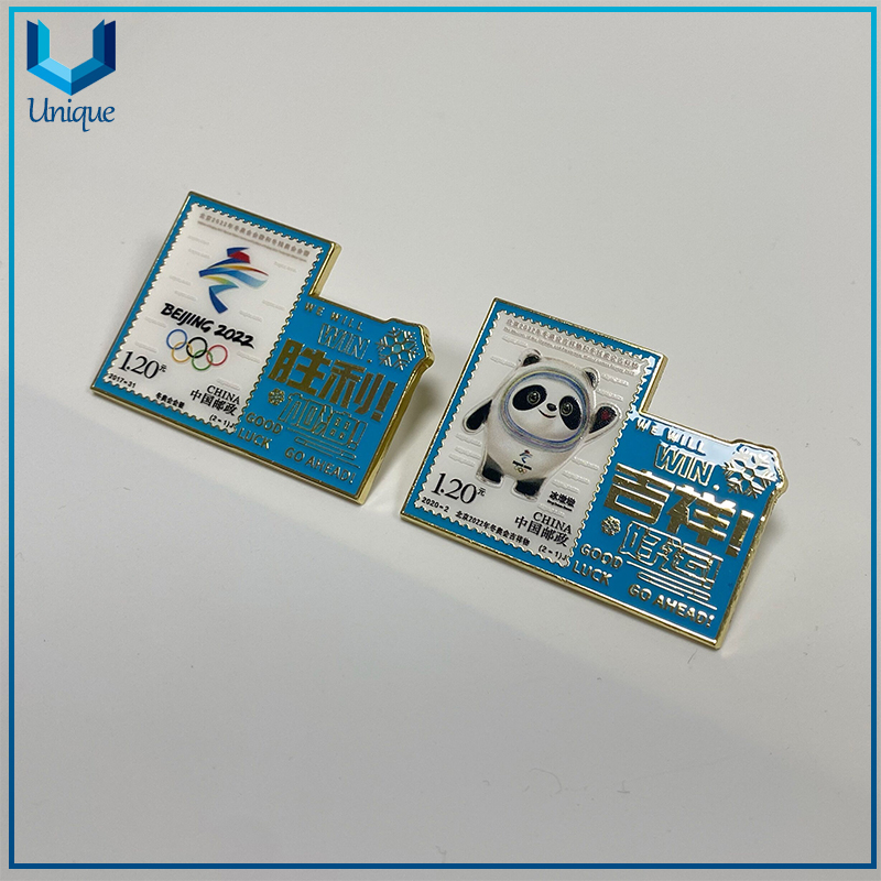 Custom Design Olympic Game Lapel Pin in hard enamel