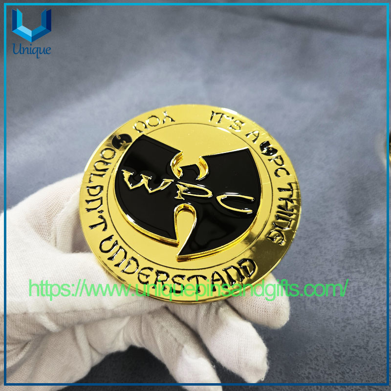 3D Zinc Alloy Challenge Coin Metal WPC Commemorate Coin Spinner Coin (4)