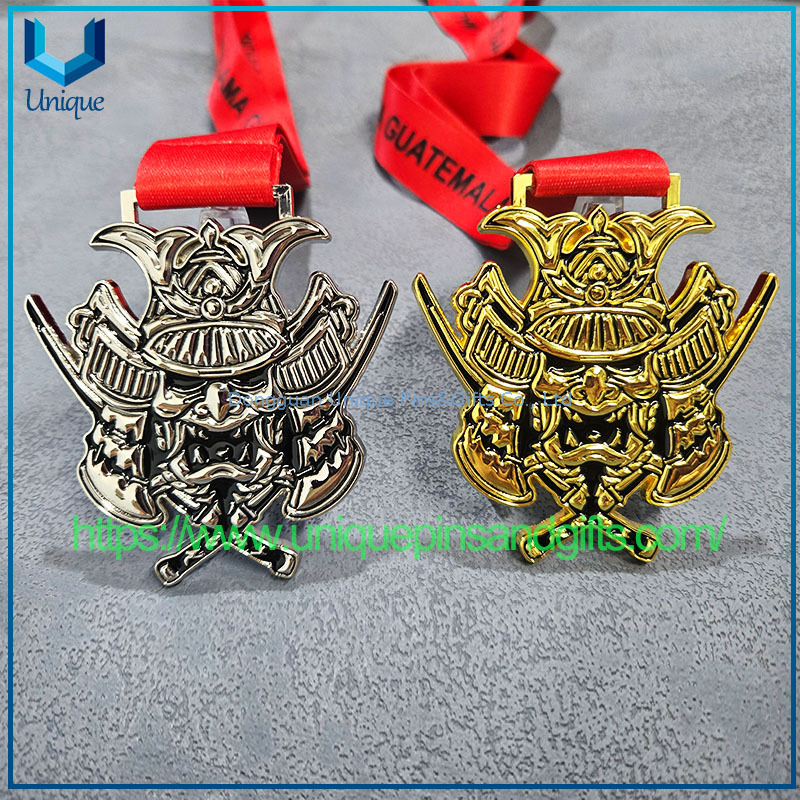 Customize Design LIMALAMA GUATEMALA 3D Gold Silver Medal Sports Event Medal