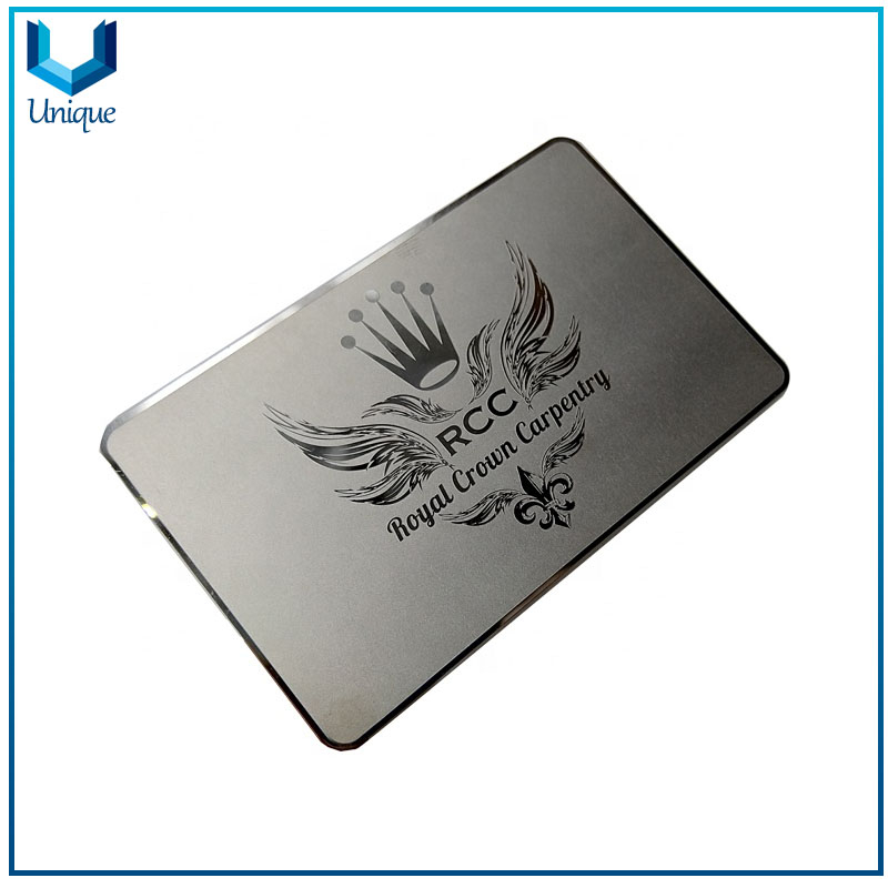 Metal invitation card
