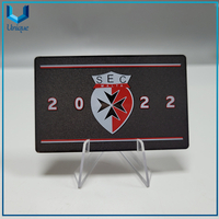 High Qualilty Stainless steel Black metal card with custom logo