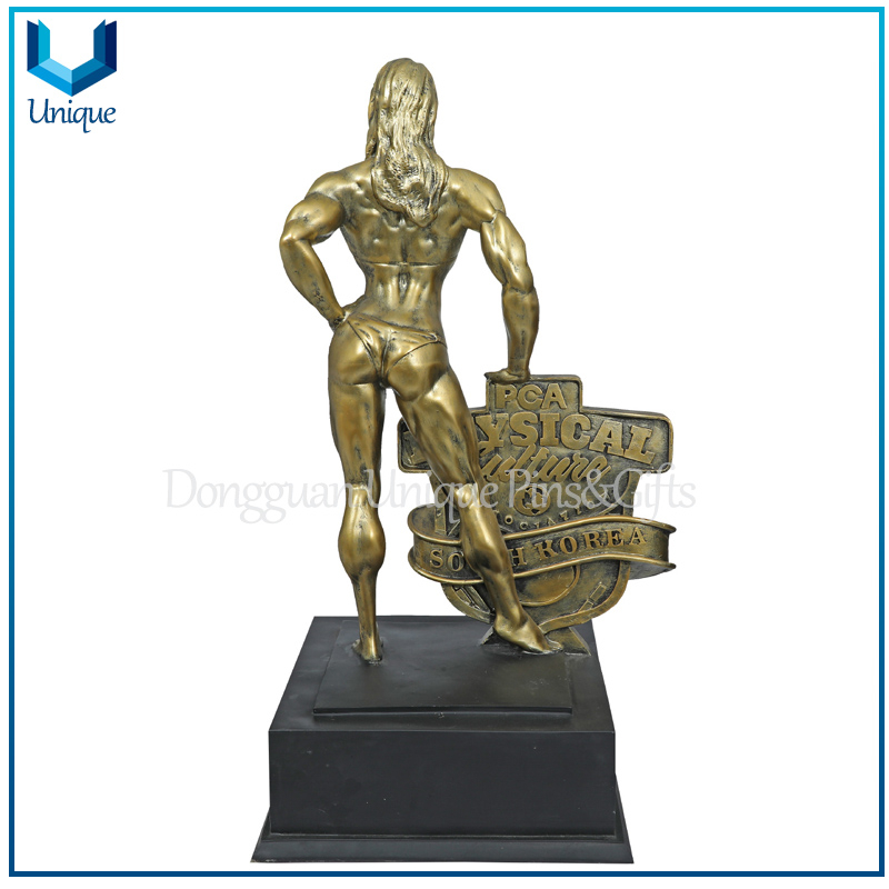 120cm Resin Trophy, Korea Gym Satue, Korea Body fitness Award Trophy, China Trophy Manufacturer