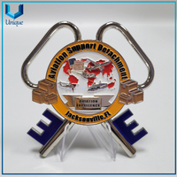 Challenge Coin Supplier Rocket Gold Medal Round Gold Mirror Coin Low Price，Key commemorative coin