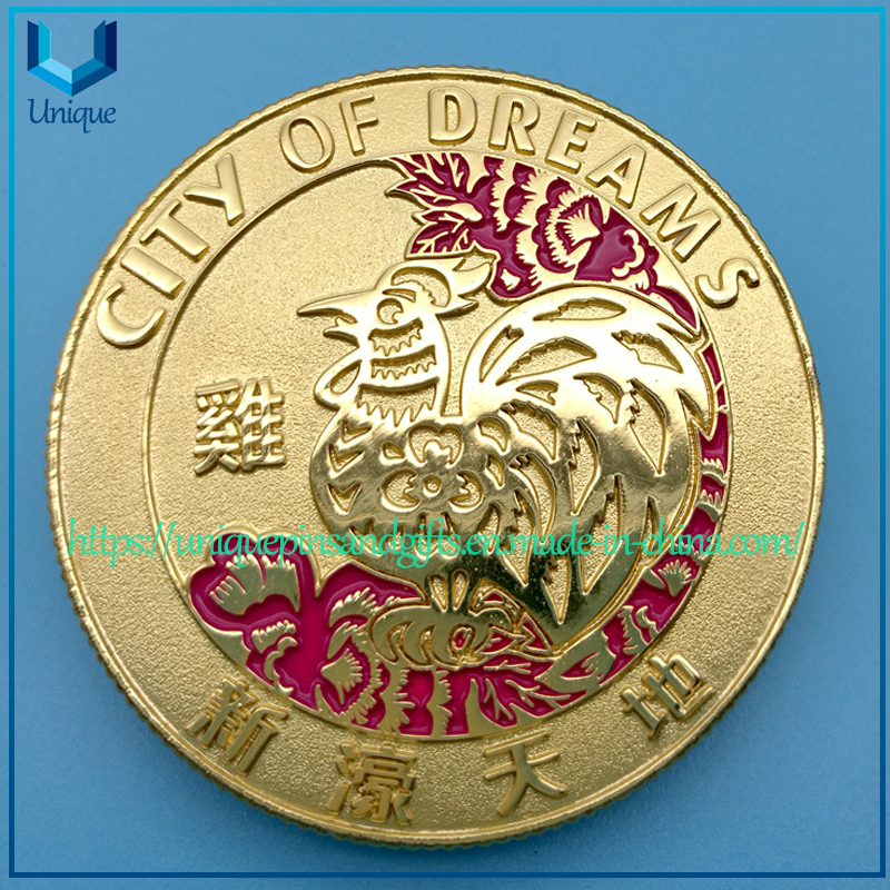 High Quality Custom Design 3D Zodiac Commemorative Coins，Scenic Spots/Museum /National Organization/Military/Police/Sports Metal Commemorative Coins