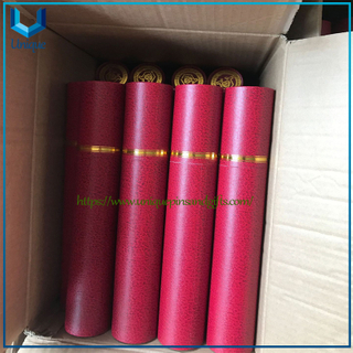 Customized Logo Grain Leatherette Graduation File Certificate Scroll Holder