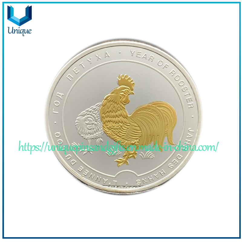 Factory Price Custom Football Metal Souvenir Challenge Coin，Holiday/Scenic Spot/Zodiac Commemorative Coin