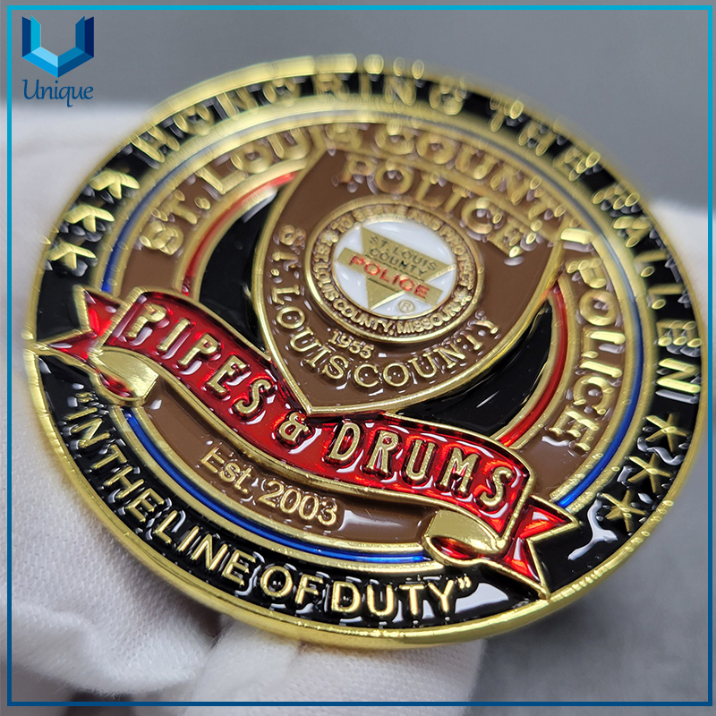 Custom Design Made Metal 2.25" 3D Police Army Military Navy Marine Command Souvenir Coin Firefighter Police Challenge Commemorative Coins