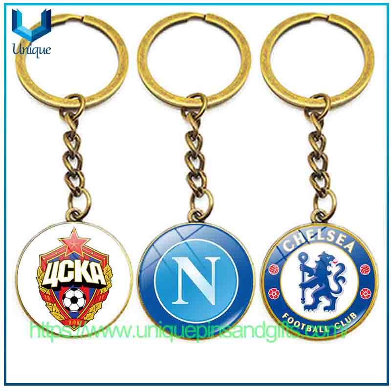 Custom Football Team Logo Diamond Keychains Pandents for The Italian Serie A, Spanish La Liga, German Bundesliga, English Premier League And French Ligue 1