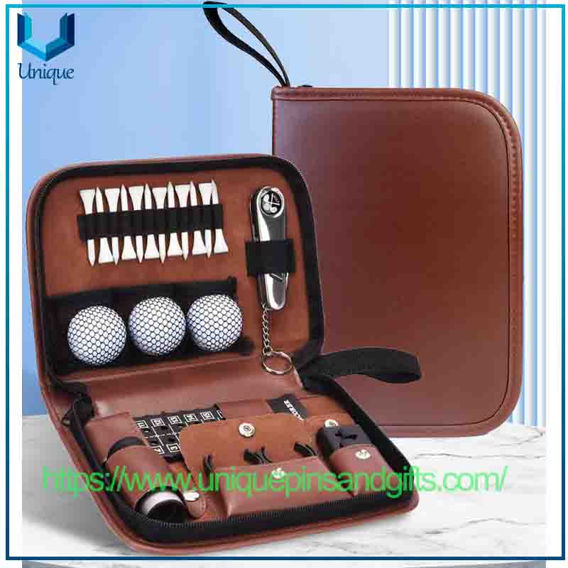 Golf Tool Bag Golf Accessory Bag Multi-functional Large-capacity Portable Storage Leather Bag